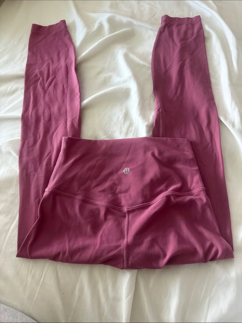 High-Waist Athletic Leggings in Pink